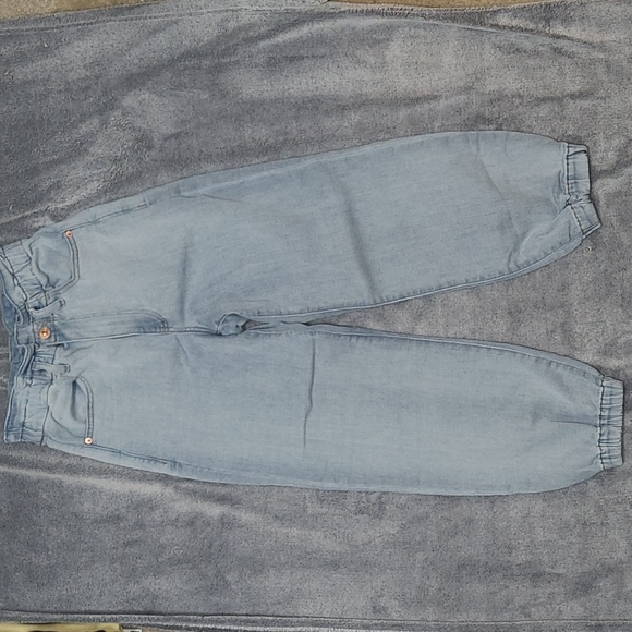 Express Super High Waisted Soft Knit Jean Joggers size 4 short - Picture 4 of 7